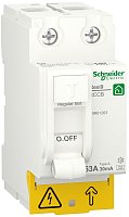 Выключатель дифференциального тока УЗО Schneider Electric Resi9 2п 63А 30мА 6кА тип A